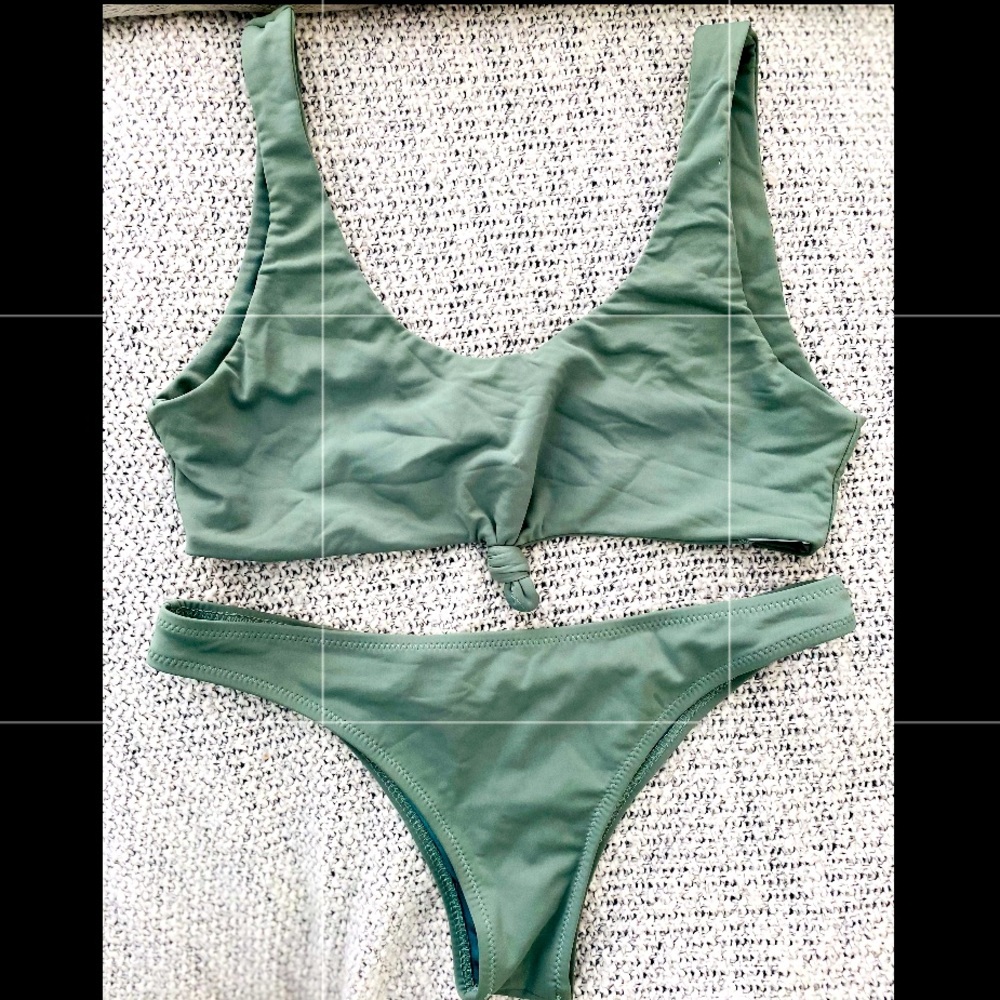 NEVER WORN Olive Green Bikini